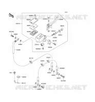 MAITRE CYLINDRE AV pour Kawasaki Z750