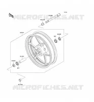 ROUE AVANT pour Kawasaki Z750