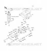 SUSPENSION ARRI&Egrave;RE pour Kawasaki Z750