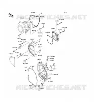 COUVERCLES MOTEUR pour Kawasaki Z750