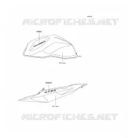 DECALS(SILVER) pour Kawasaki Z750