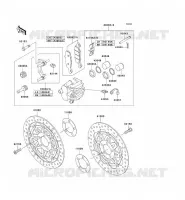 FREIN AVANT pour Kawasaki Z750