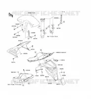 GARDE BOUE pour Kawasaki Z750