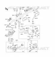 GUIDON pour Kawasaki Z750