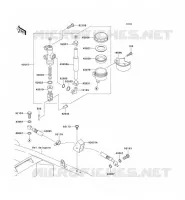 MAITRE CYLINDRE ARRI&Egrave;RE pour Kawasaki Z750