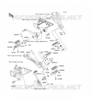 REPOSE PIED pour Kawasaki Z750