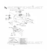 RESERVOIR CARBURANT pour Kawasaki Z750