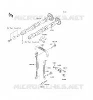 ARBRE A CAME/TENDEUR pour Kawasaki Z750