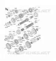 TRANSMISSION pour Kawasaki Z750