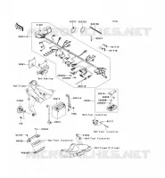 CHASSIS EQUIPMENT ELECTRIQUE pour Kawasaki Z750
