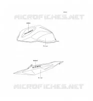 DECALS(SILVER) pour Kawasaki Z750
