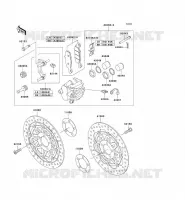 FREIN AVANT pour Kawasaki Z750