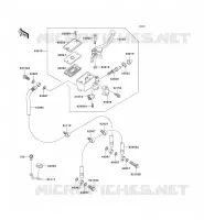 MAITRE CYLINDRE AV pour Kawasaki Z750
