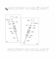 SOUPAPE pour Kawasaki Z750