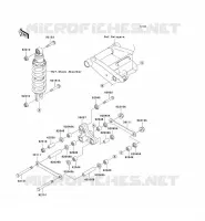 SUSPENSION pour Kawasaki Z750