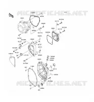 COUVERCLES MOTEUR pour Kawasaki Z750S
