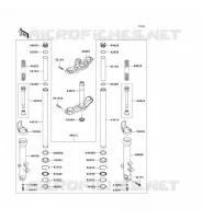 FOURCHE pour Kawasaki Z750S
