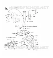 GARDE BOUE pour Kawasaki Z750S