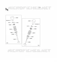 SOUPAPE pour Kawasaki Z750S