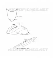 STICKER(BLEU) pour Kawasaki Z750S
