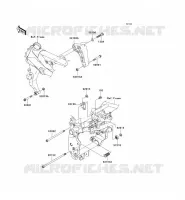 SUPPORT MOTEUR pour Kawasaki Z750S