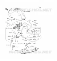 SYSTEME D'EVAPORATION CARBURANT pour Kawasaki Z750S