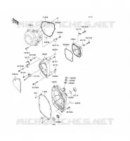 COUVERCLES MOTEUR pour Kawasaki Z750S