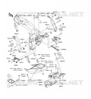 PIECE DE CADRE (COUVERTURE) pour Kawasaki Z750S