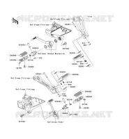 REPOSE PIED pour Kawasaki Z750S