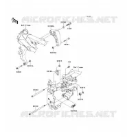SUPPORT MOTEUR pour Kawasaki Z750S