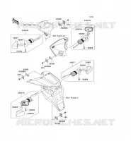 CLIGNOTANTS pour Kawasaki Z750S