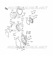 COUVERCLES MOTEUR pour Kawasaki Z750S