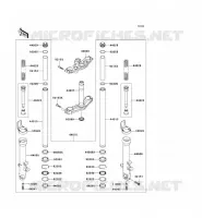 FOURCHE pour Kawasaki Z750S