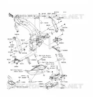 PIECE DE CADRE (COUVERTURE) pour Kawasaki Z750S