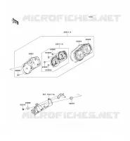 COMPTEURS pour Kawasaki Z750S