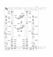 FOURCHE pour Kawasaki Z750S