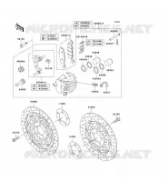 FREIN AVANT pour Kawasaki Z750S