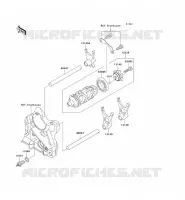 FOURCHETTE/BARRILLET DE SELECTION pour Kawasaki Z750