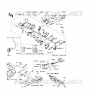 CHASSIS EQUIPMENT ELECTRIQUE pour Kawasaki Z750