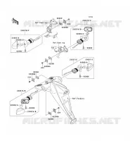 CLIGNOTANTS pour Kawasaki Z750