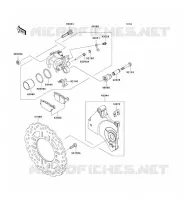 FREIN ARRIERE pour Kawasaki Z750