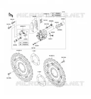 FREIN AVANT pour Kawasaki Z750