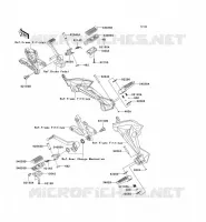 REPOSE PIED pour Kawasaki Z750