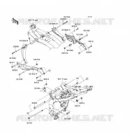 SUPPORT MOTEUR pour Kawasaki Z750