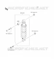 AMORTISSEUR pour Kawasaki Z750 ABS
