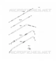 CABLES pour Kawasaki Z750 ABS