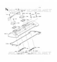 COUVRE CULASSE pour Kawasaki Z750 ABS