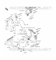 &Eacute;CHAPPEMENT pour Kawasaki Z750 ABS