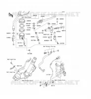 MAITRE CYLINDRE AV pour Kawasaki Z750 ABS
