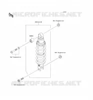 AMORTISSEUR pour Kawasaki Z750 ABS